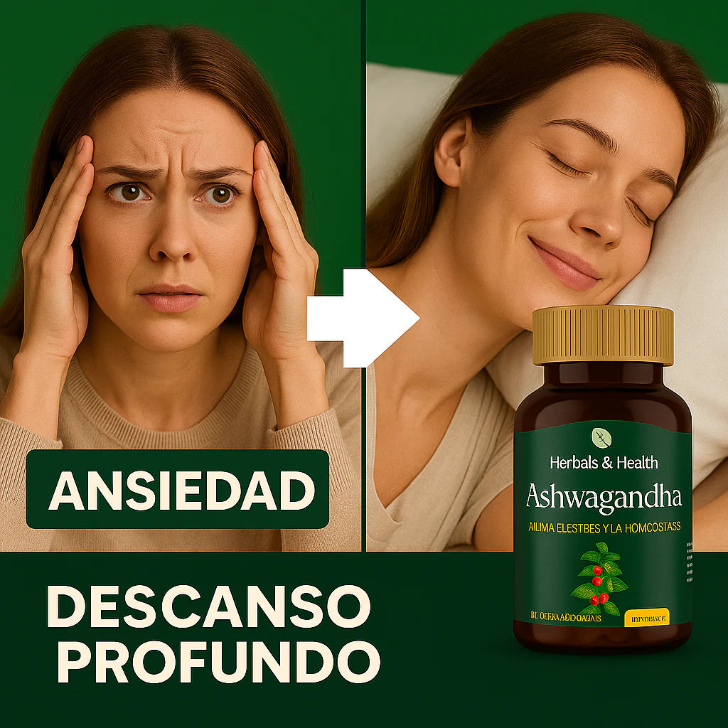 Ashwagandha - Reduce tus niveles de estrés y cortisol