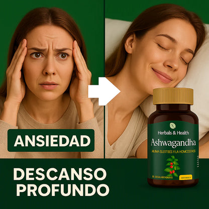 Ashwagandha - Reduce tus niveles de estrés y cortisol